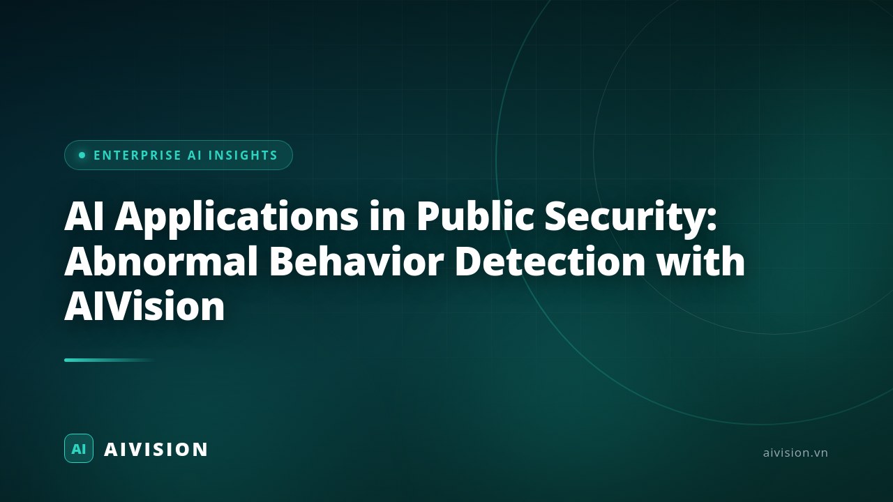 Detección de comportamiento anómalo con IA en seguridad pública