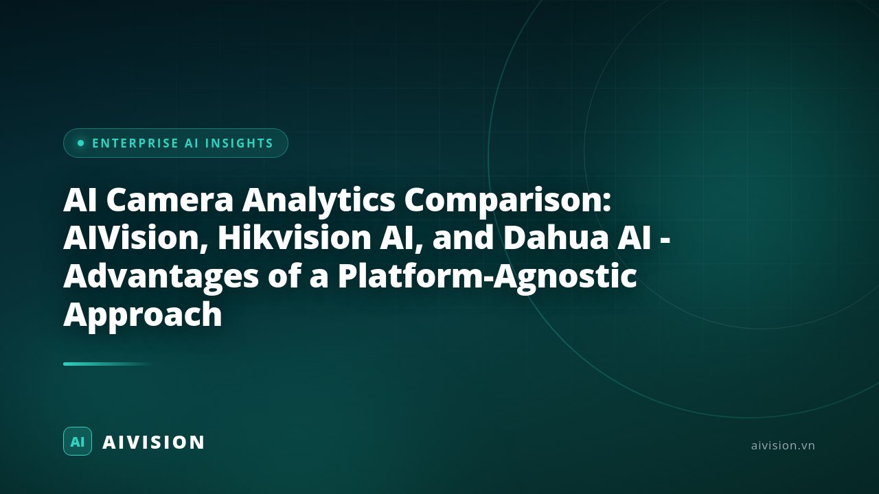 Análisis de cámaras con IA: AIVision vs Hikvision y Dahua