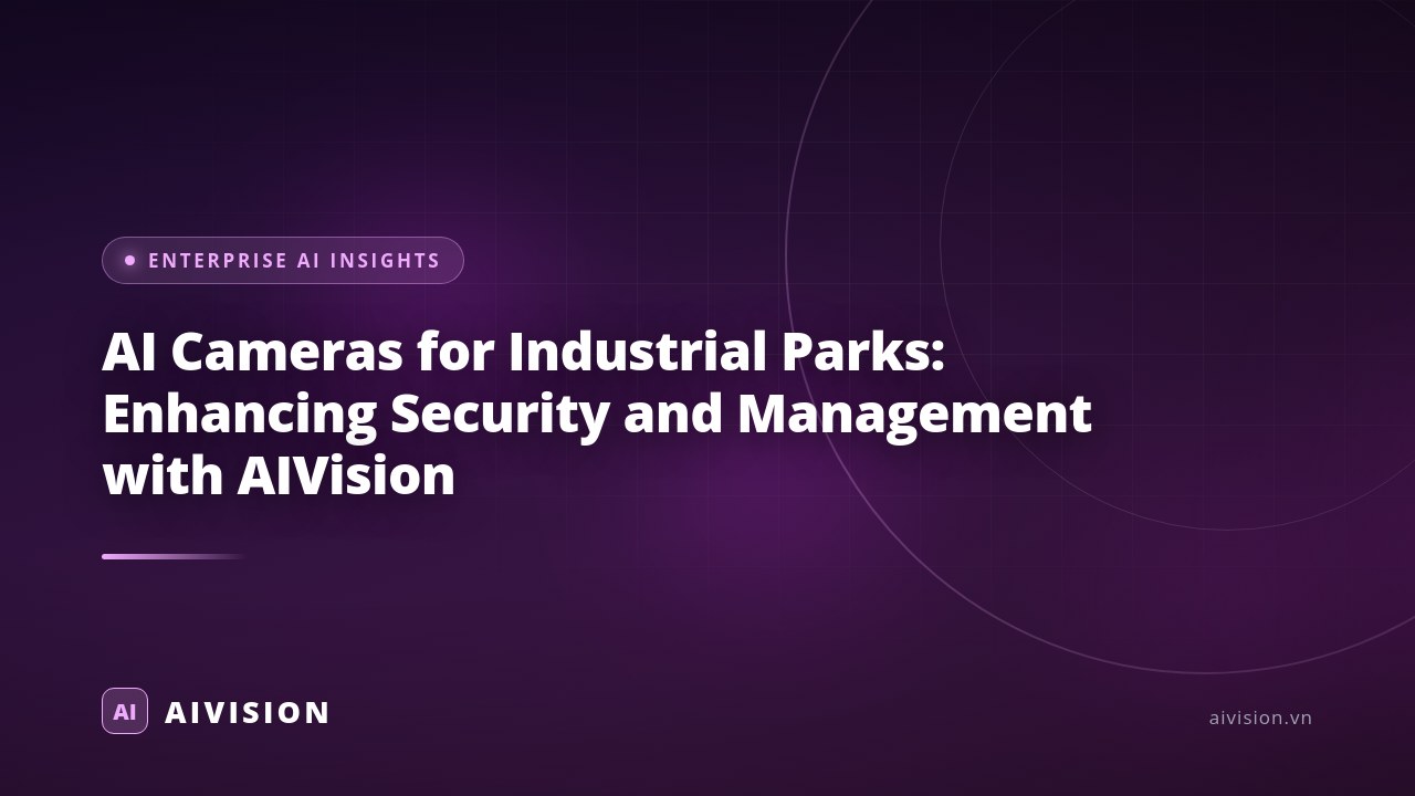 Cámaras de IA para parques industriales: Seguridad y gestión con AIVis