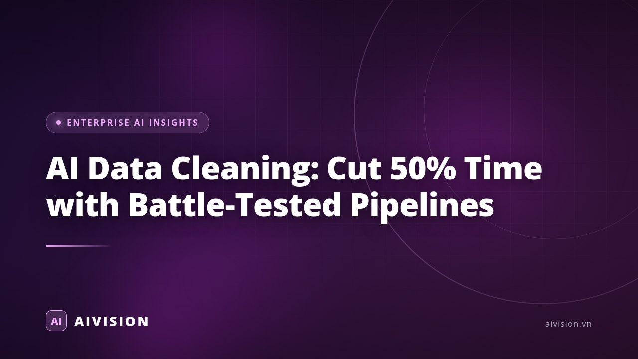 Limpieza de datos con IA: Reduce 50% del tiempo con pipelines
