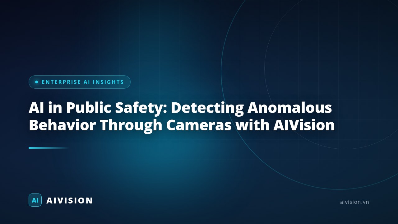 IA en seguridad pública: detección de anomalías con AIVision