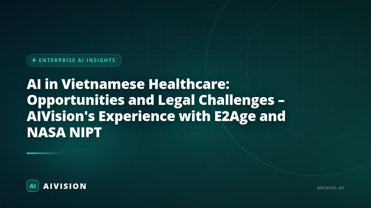 IA en salud de Vietnam: retos legales y experiencia de AIVision