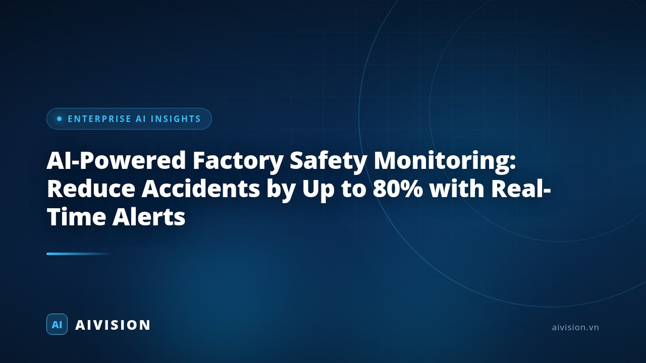 Monitoreo de seguridad industrial con IA: reduce accidentes 80%