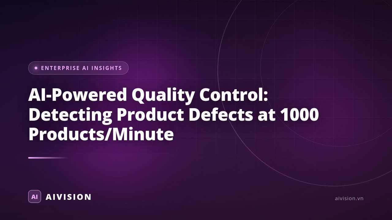 Control de calidad con IA: Detecte defectos a 1000 productos por minut