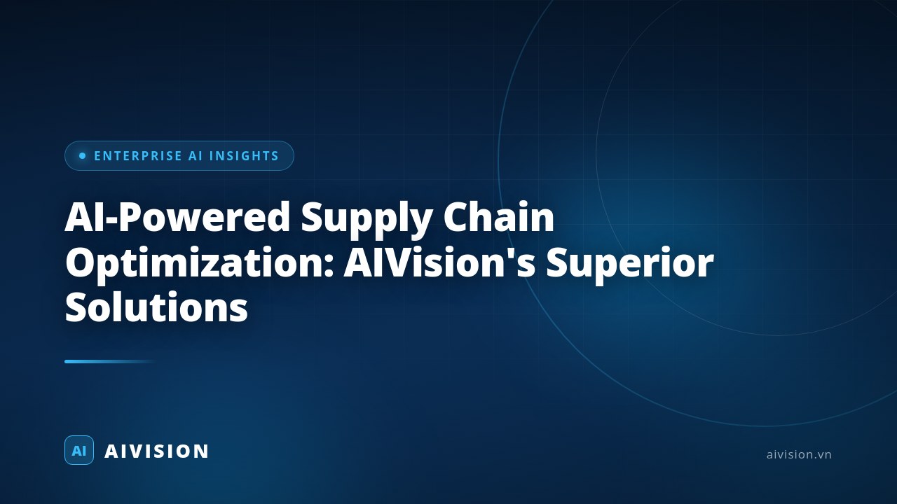 Optimización de cadena de suministro con IA de AIVision
