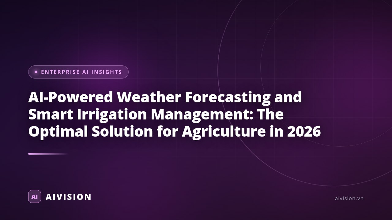 Pronóstico del clima con IA y riego inteligente para el agro en 2026