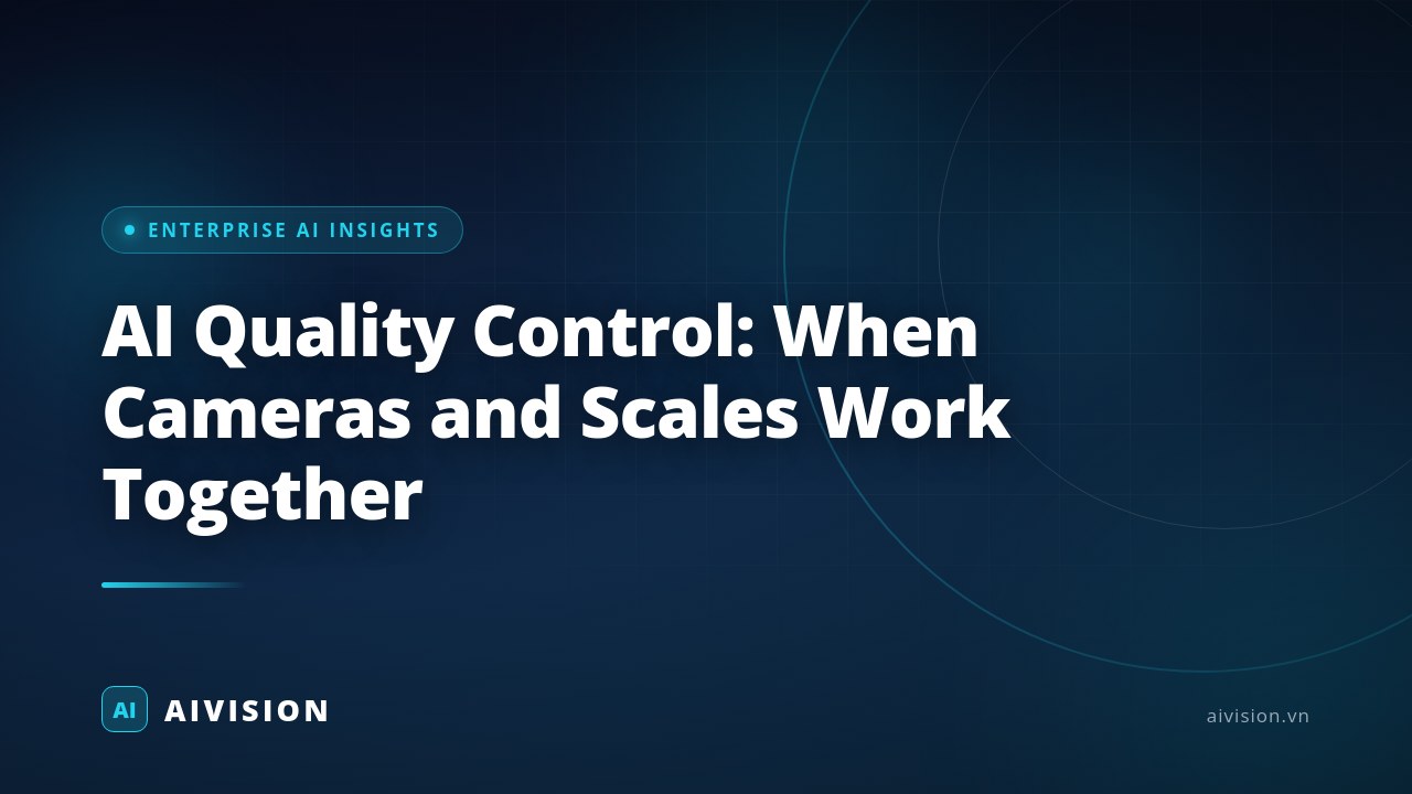 Control de calidad con IA: cámaras y básculas en sinergia