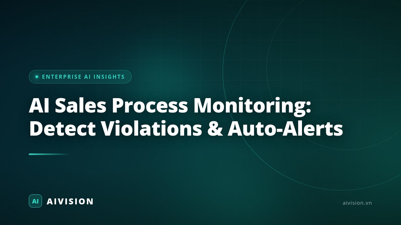 Monitoreo de ventas con IA: Detecta incumplimientos y alertas