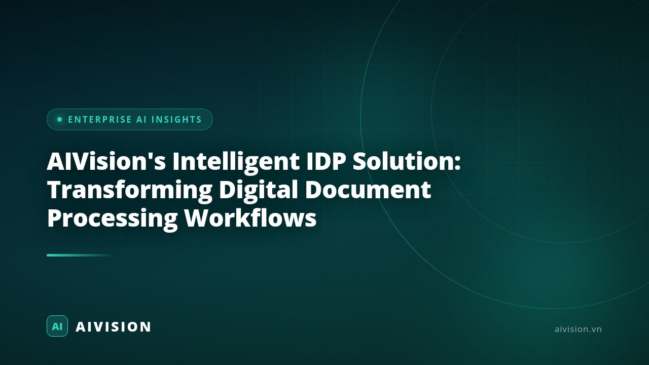 Solución IDP de AIVision: Automatiza el procesamiento de documentos