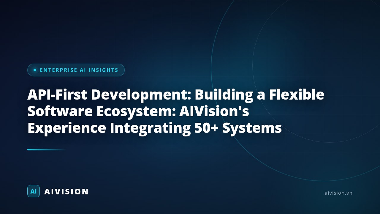 Desarrollo API-First: Ecosistemas flexibles con AIVision