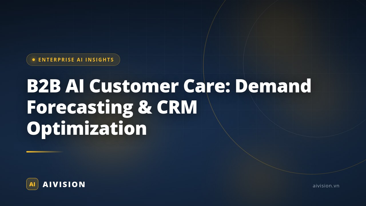 Atención al cliente B2B con IA: Predicción de demanda y CRM