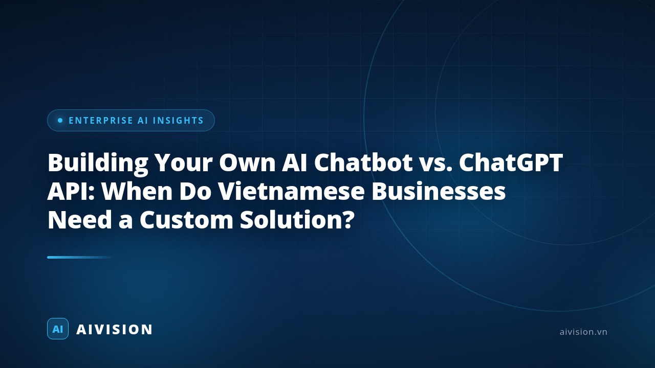 Chatbot propio vs API ChatGPT: ¿Cuándo elegir solución a medida?