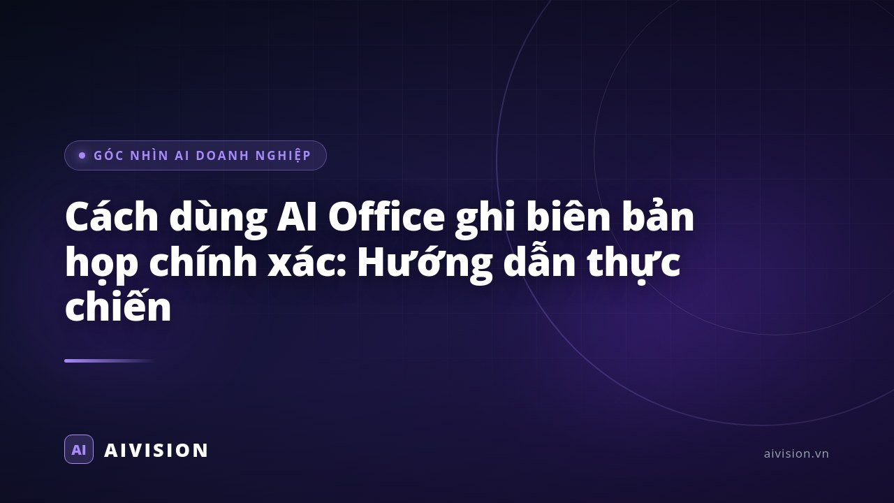 Cómo usar AI Office para actas de reunión precisas: Guía práctica