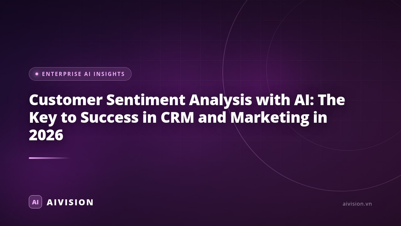 Análisis de sentimiento con IA: Clave para CRM y Marketing 2026