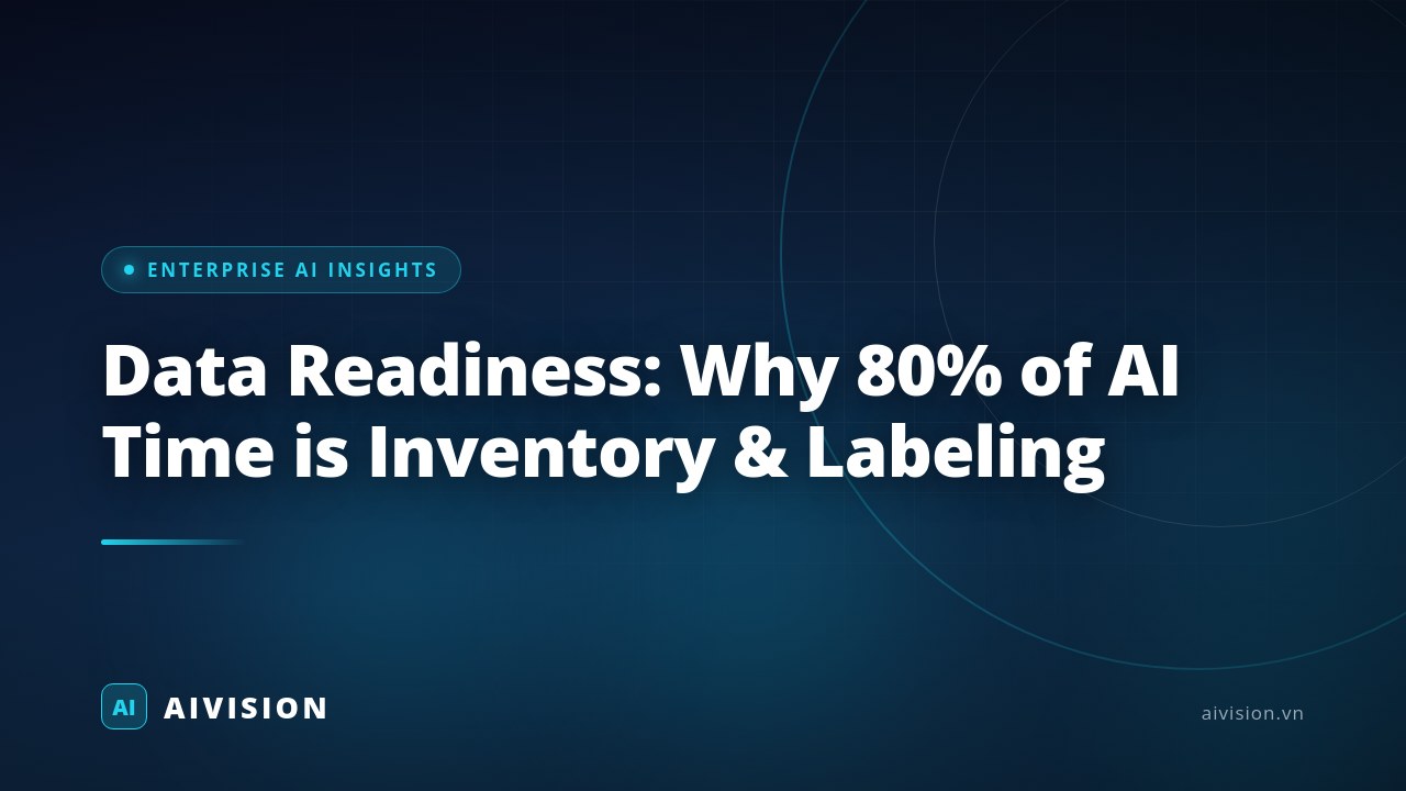 Data Readiness: Por qué el 80% del tiempo en IA es inventario y etique