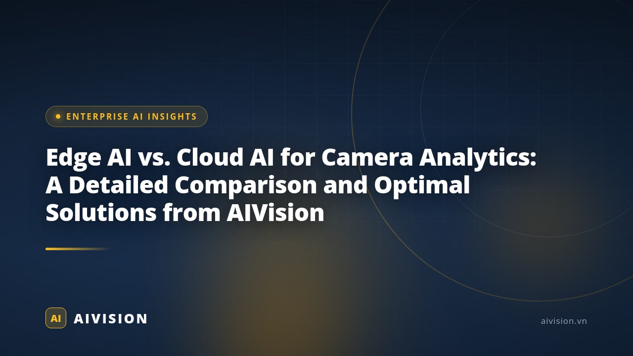 Edge AI vs. Cloud AI para analítica de cámaras: Guía AIVision