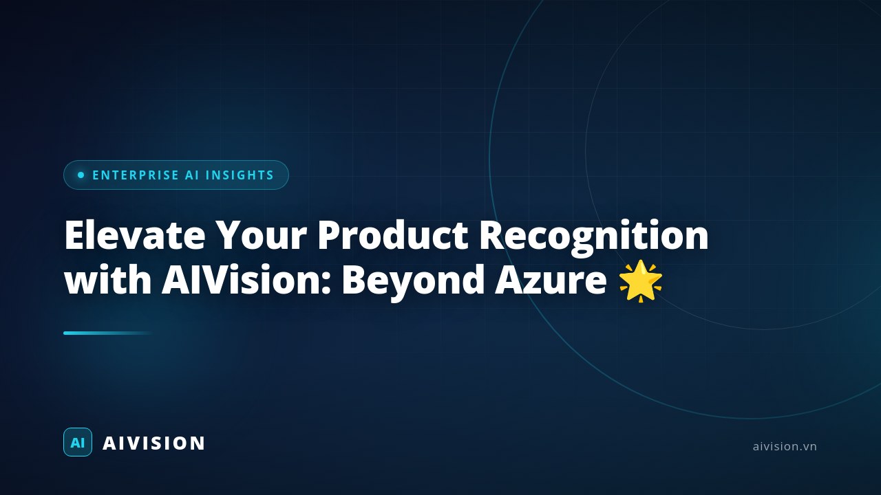 Reconocimiento de productos con AIVision: más allá de Azure