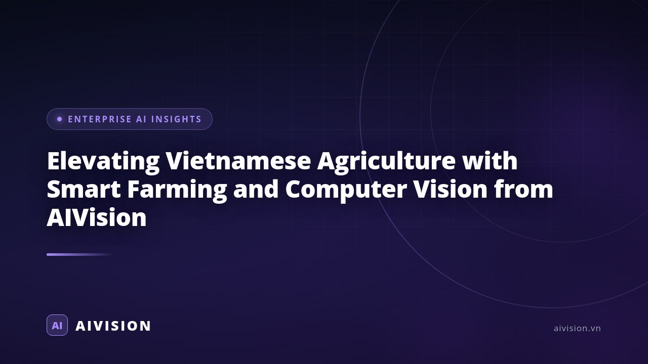 Agricultura inteligente con visión por computadora de AIVision