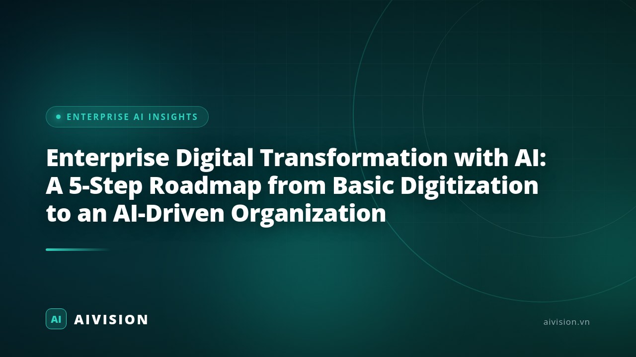 Transformación digital empresarial con IA: Hoja de ruta en 5 pasos