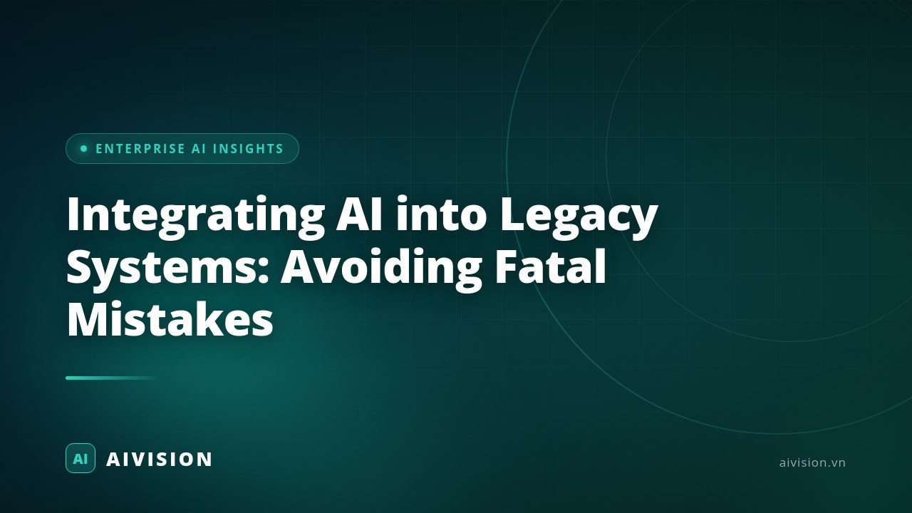 Integrar IA en sistemas legacy: errores fatales a evitar