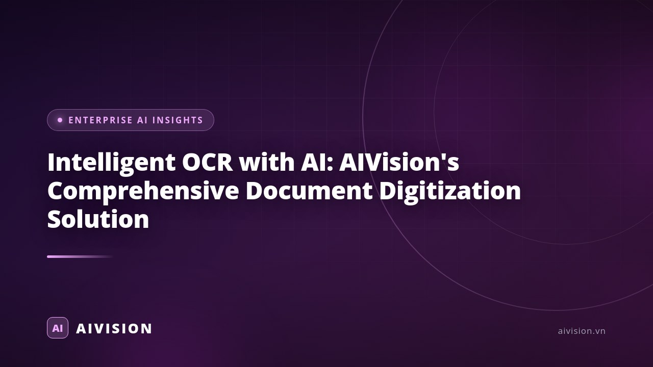OCR Inteligente con IA: Solución de Digitalización de AIVision