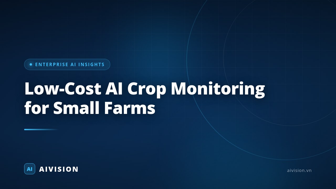 Monitoreo agrícola con IA de bajo costo para fincas pequeñas