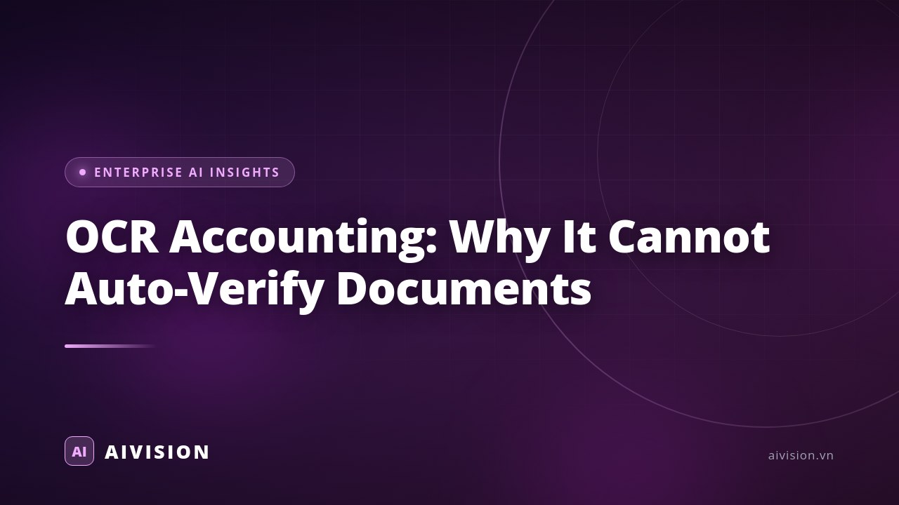 OCR contable: Por qué no puede verificar documentos automáticamente