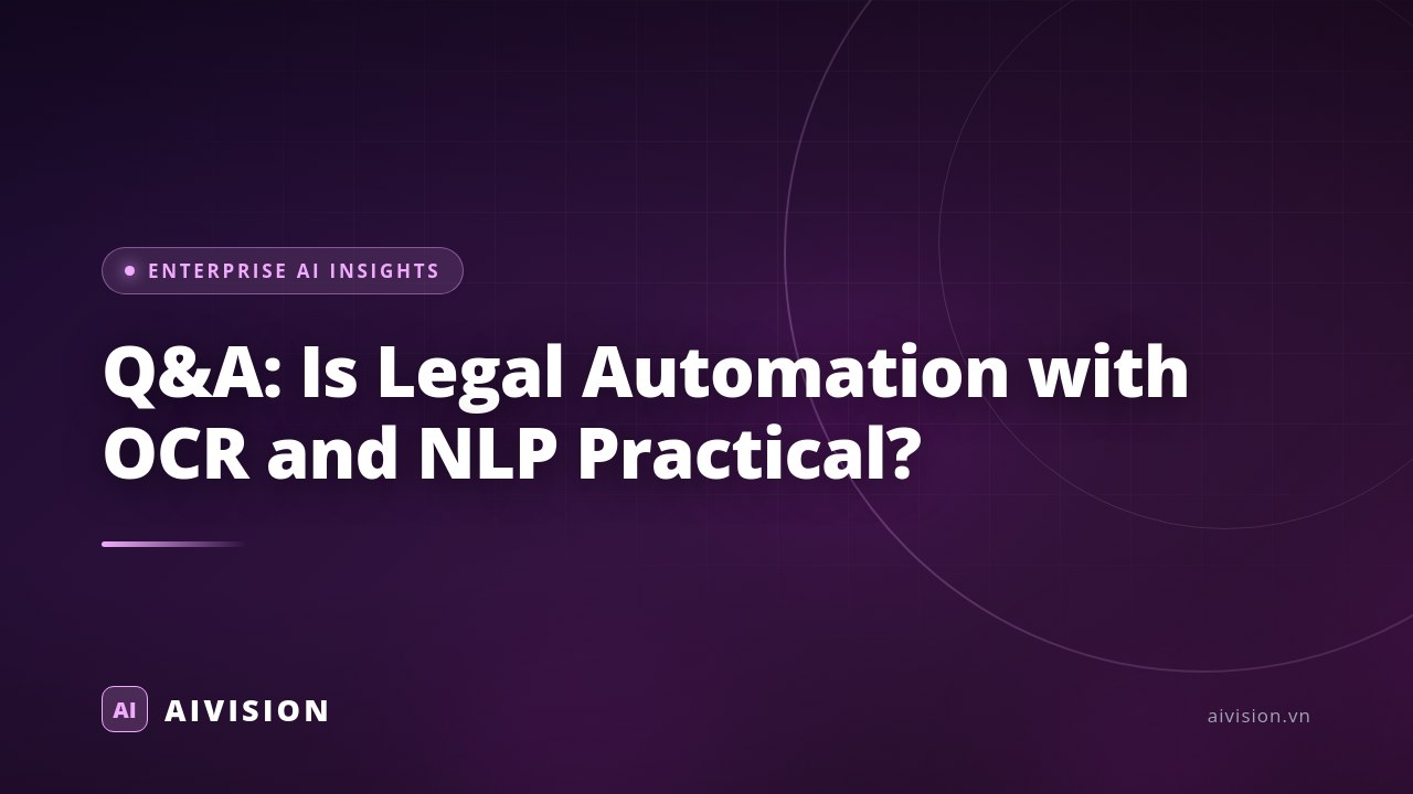 Automatización legal con OCR y NLP: ¿Es práctica?