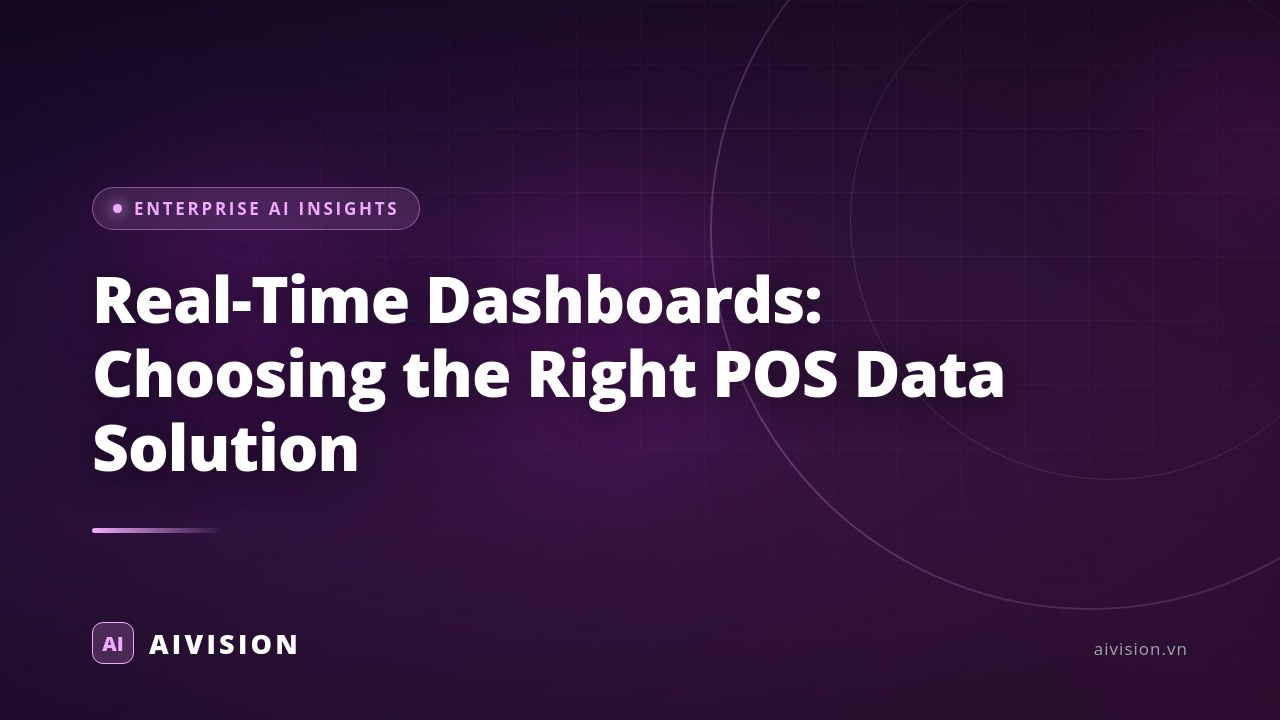 Dashboards en tiempo real: Elija la solución de datos POS correcta