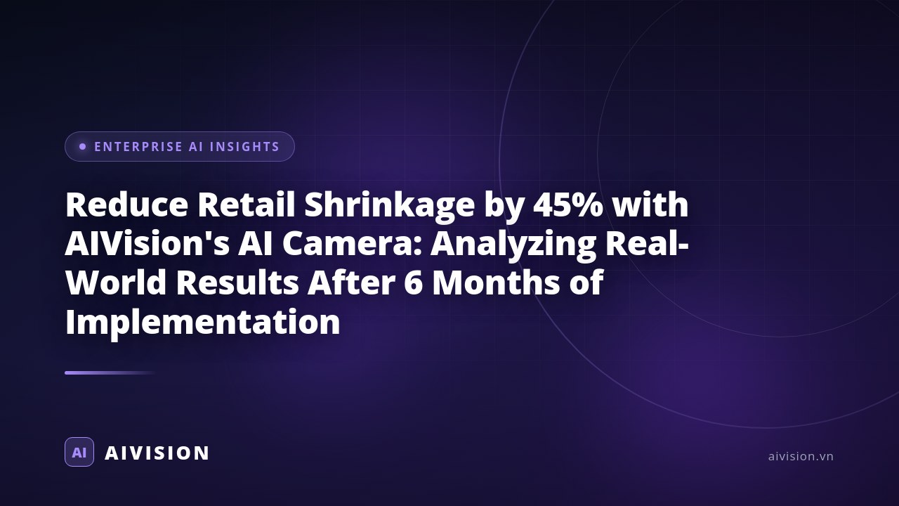 Reduce la merma en retail 45% con cámara IA de AIVision