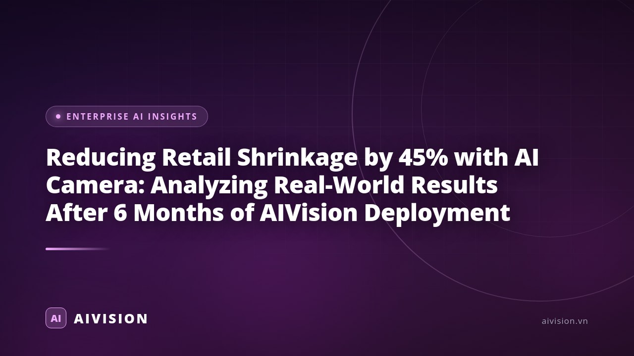 Reducir mermas en retail 45% con cámaras de IA: resultados AIVision