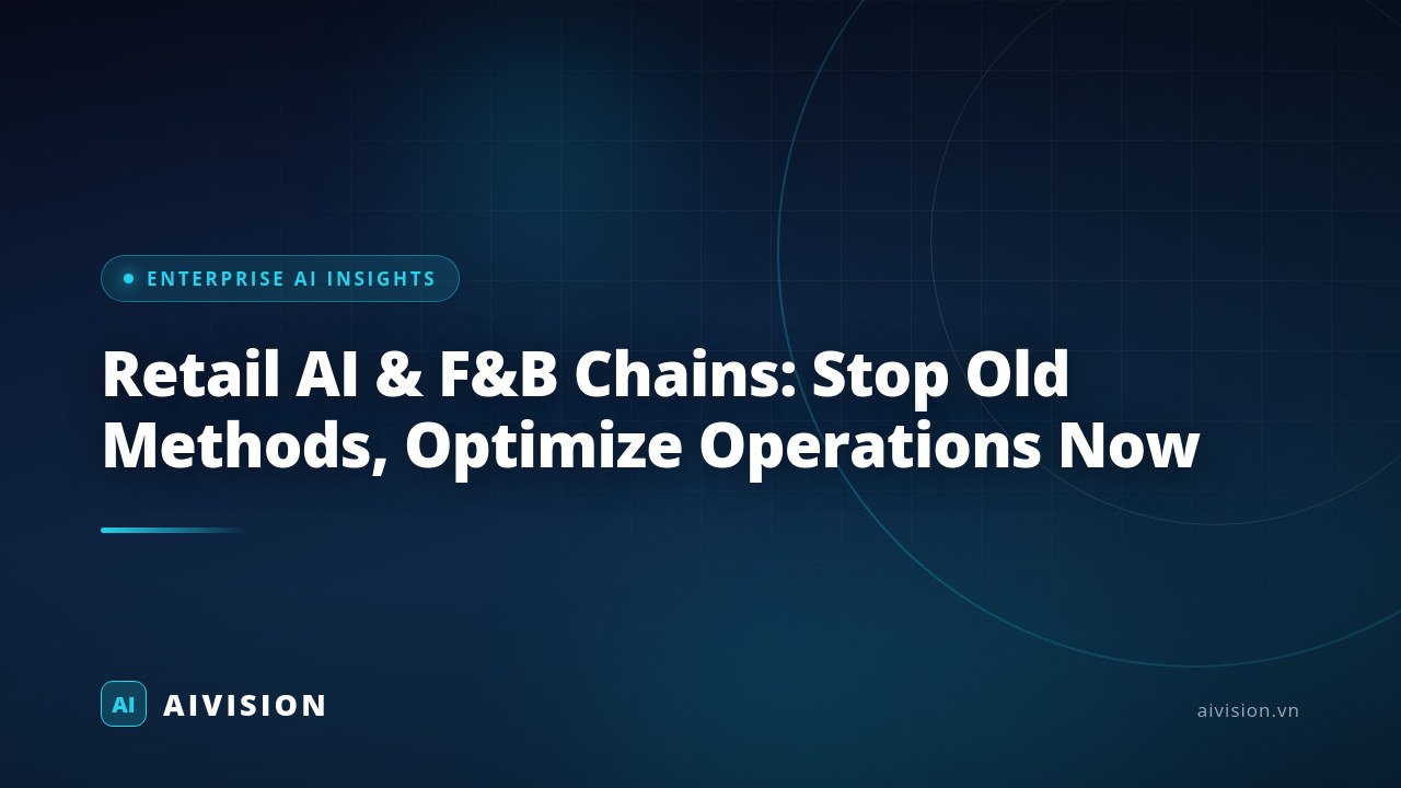 IA en Retail y F&B: Optimiza operaciones y deja métodos obsoletos