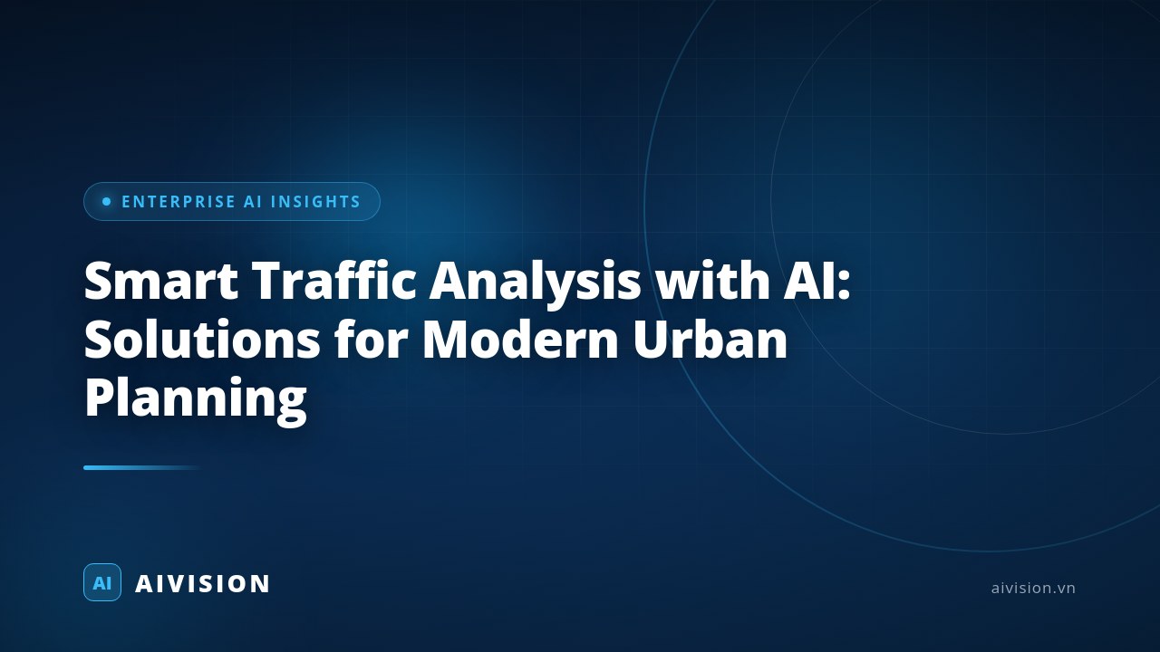Análisis de tráfico inteligente con IA para planificación urbana