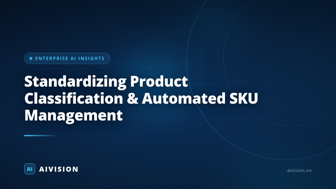 Estandarización de productos y gestión automatizada de SKUs