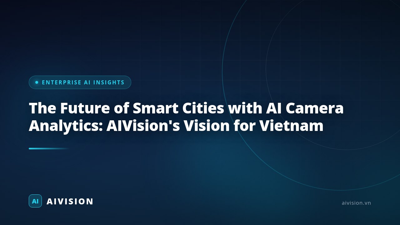 Analítica de cámaras con IA para ciudades inteligentes en Vietnam