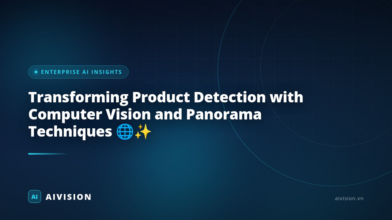 Detección de productos con visión por computadora y panoramas