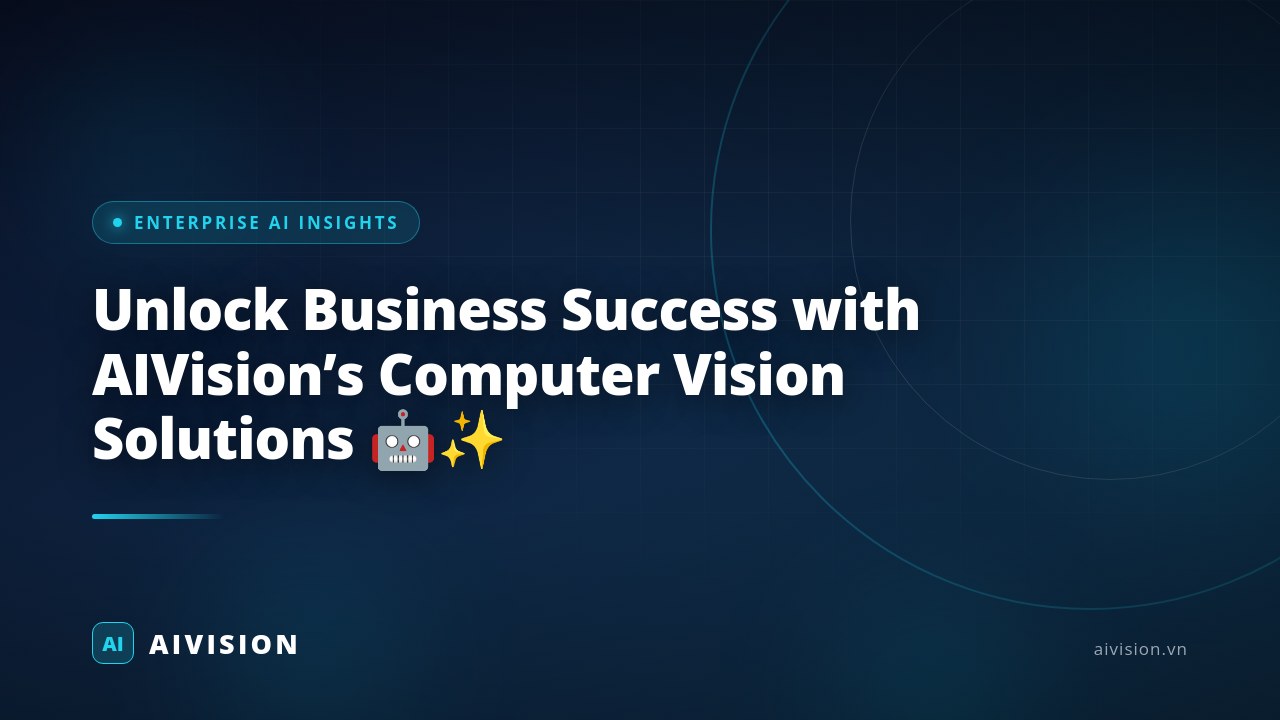 Soluciones de Visión por Computadora de AIVISION para el Éxito Empresa