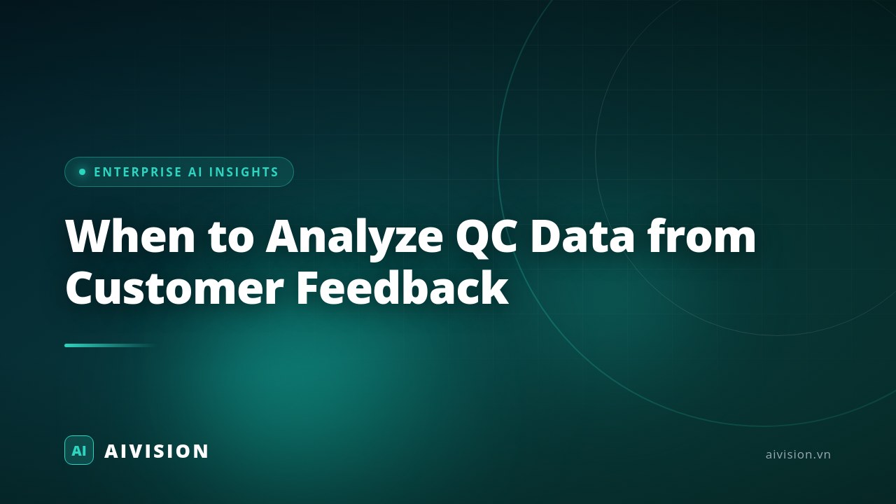 Cuándo analizar datos de QC con retroalimentación de clientes