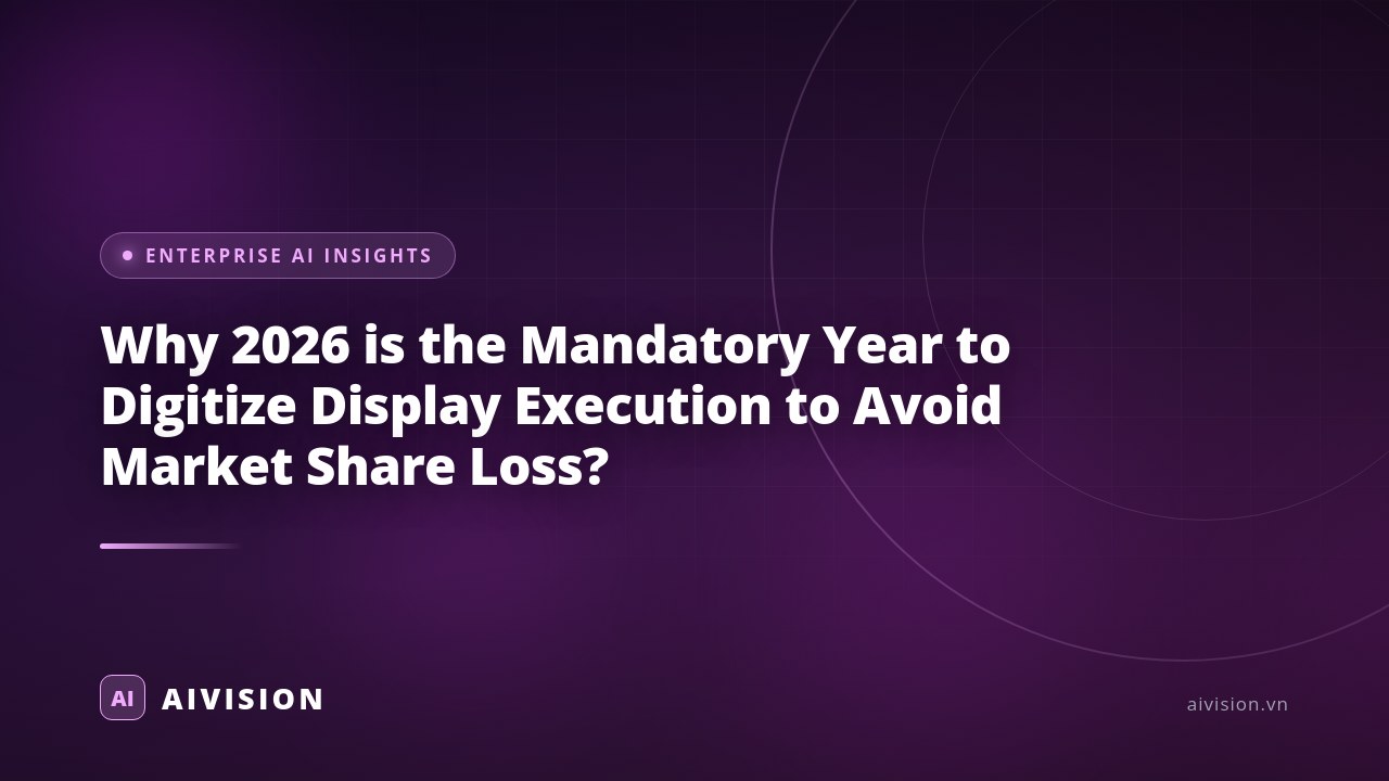 Digitalizar ejecución de displays en 2026 para evitar perder cuota