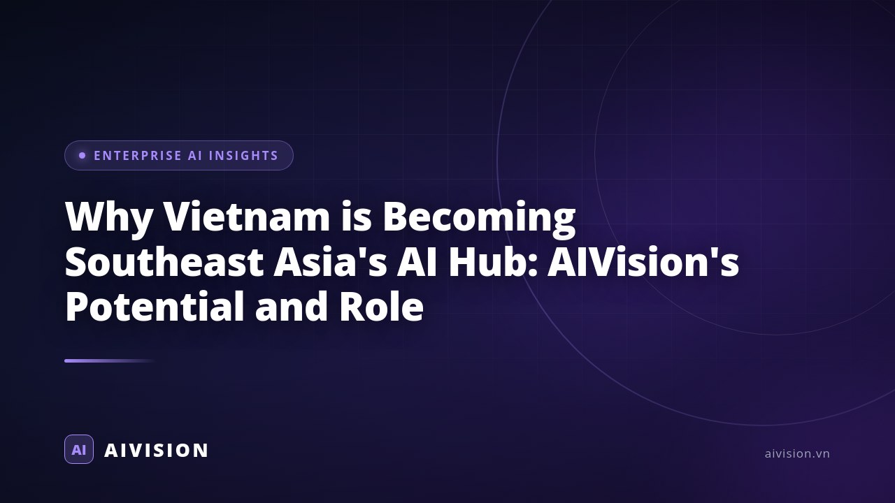 Vietnam, el nuevo hub de IA en el Sudeste Asiático: el rol de AIVision