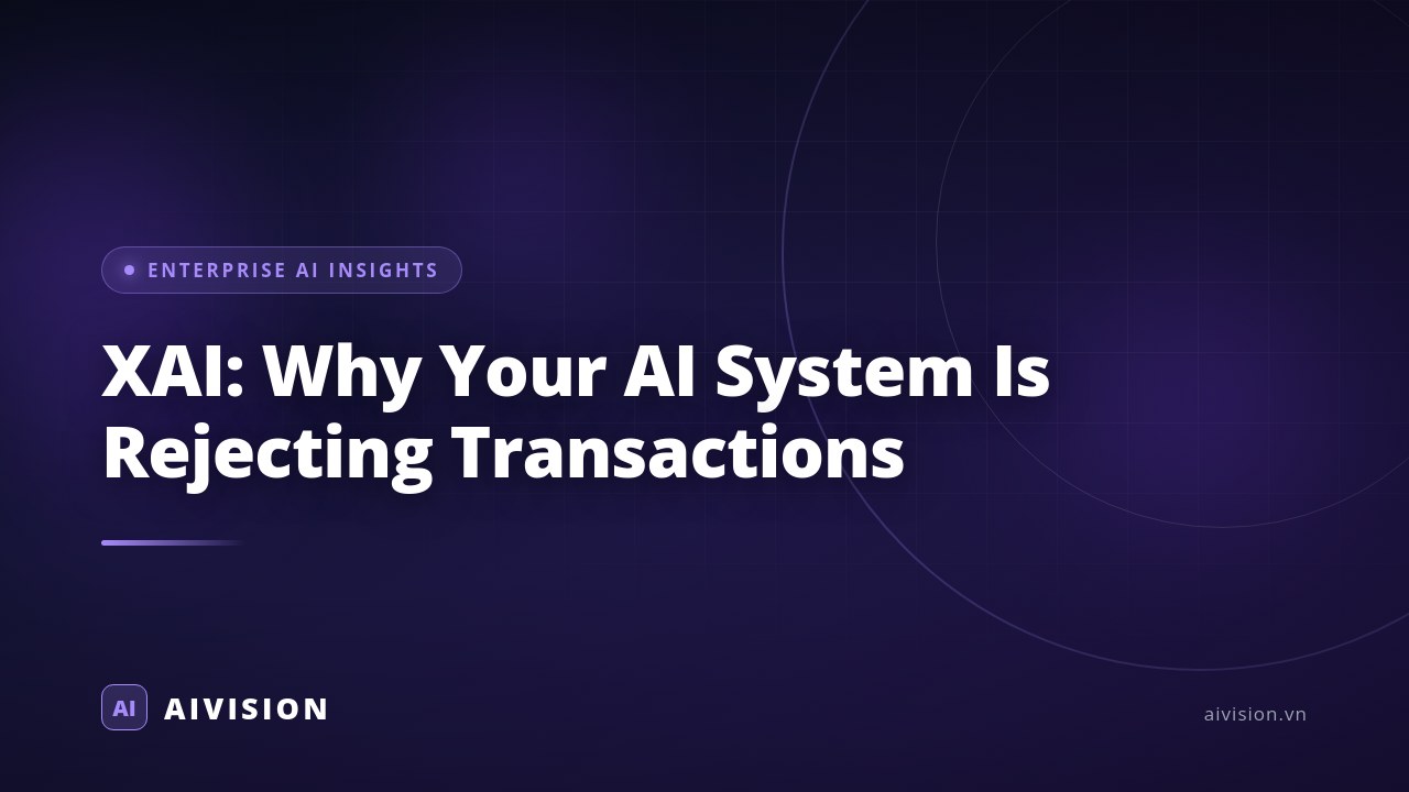XAI: Por qué tu sistema de IA rechaza transacciones